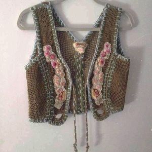 ⭐️ Free People Crochet Vest ⭐️